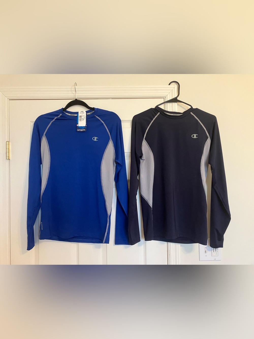 Champion Bundle PowerFlex Vapor Long Sleeve Performance Tops Large Athleticwear